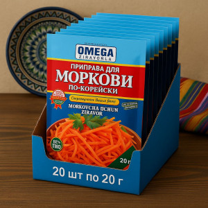 Приправа для моркови по-корейски, 20 г — острая смесь специй