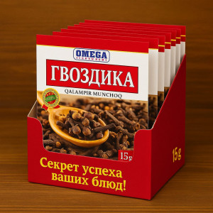 Гвоздика, 15 г — пряная специя для напитков, маринадов и выпечки