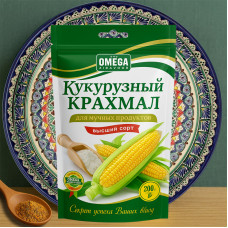 Крахмал кукурузный, 200 г — натуральный загуститель и стабилизатор