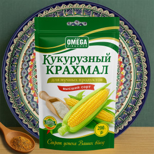 Крахмал кукурузный, 200 г — натуральный загуститель и стабилизатор
