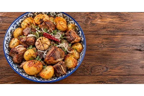 Казан-кабоб по-узбекски