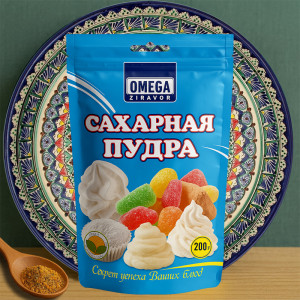 Сахарная пудра, 200 г — идеально мелкий помол для выпечки и украшения