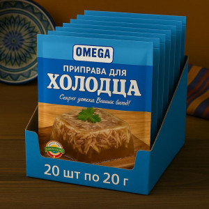 Приправа для холодца, 20 г — пряная смесь специй для наваристых блюд