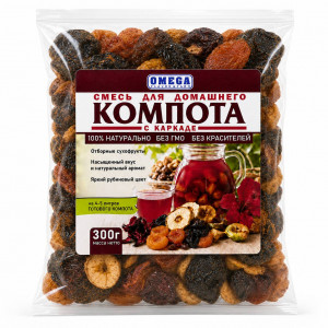 Смесь для КОМПОТА с каркаде 300 гр