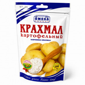 Крахмал картофельный, 200 г — натуральный загуститель в дой-паке