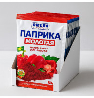 Паприка молотая, 50 г — сладкая пряность с ярким цветом и ароматом