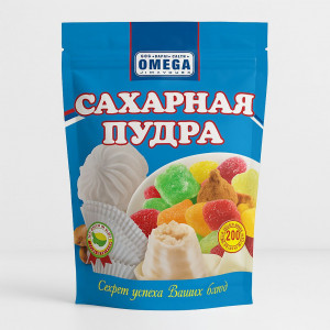 Сахарная пудра, 200 г Сахарная пудра, 200 г